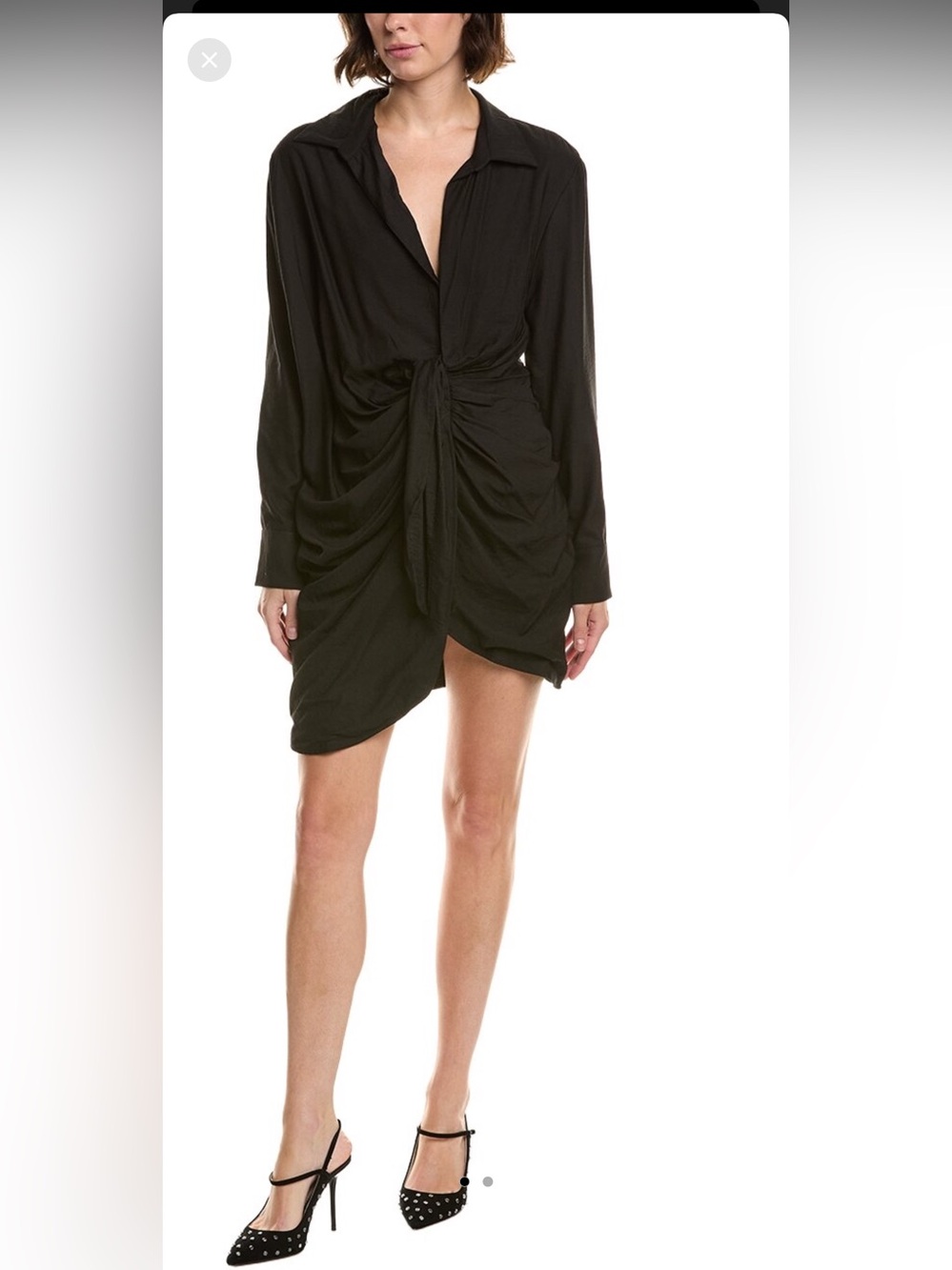 Jacquemus Black Bahia Mini Dress